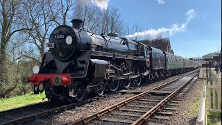 Retrospective: Bluebell Railway 3 April 2023
Part of a short series Im doing, this is the first of a handful of old videos I never got round to putting together, of events at the Bluebell Railway, and a couple at the Isle of Wight Steam Railway.
Todays video is an ordinary running day at the Bluebell, when they were operating their two-train timetable.
Locomotives featured:
- BR Standard 5MT No. 73082 Camelot
- GWR Modified Hall No. 6989 Wightwick Hall
All shots filmed on 3 April 2023.
Join my Discord server:
https://discord.gg/85RBh27FTs Retrospective: Bluebell Railway 3 April 2023