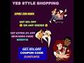 Yes Style Shopping | Coupon Promotions | Coupon Code  SUNFUN15 | Expires MAR 23rd