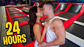 HUGE TRAMPOLINE PARK TO OURSELVES FOR 24 HOURS! *GONE WRONG*