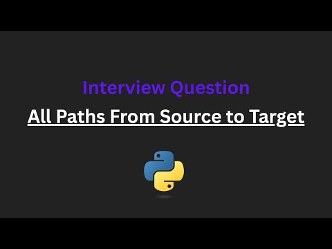 All Paths From Source to Target - Leetcode 797 - Python