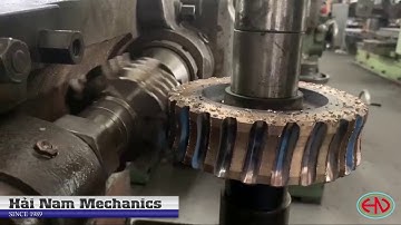CƠ KHÍ HẢI NAM- gia công Bánh Vít trên máy phay chuyên dùng