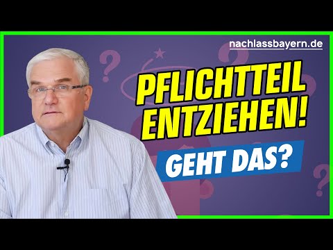 Video: Kann ich meine Frau von meinem Testament ausschließen?