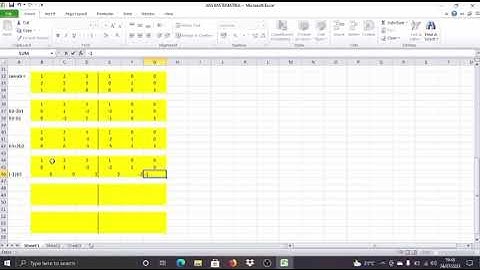TUTORIAL PENYELESAIAN MATRIKS DAN INVERS MATRIKS MENGGUNAKAN OBE PADA MS EXCEL
