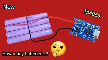 TP4056 Li-ion Battery Charging Module দিয়ে কত গুলো Battery Charge করা যাবে @creativetechproject