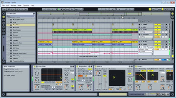 Ableton Live Beginner Course Level 1-08 - Arranging, Automating Effects And Rendering Your Project