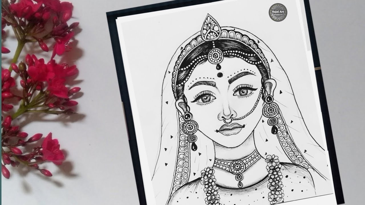 Madala Rupa Rani How to draw Radha mandala art| easy Radha Rani mandala art for ...