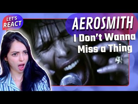 REACTING to Aerosmith - I DON'T WANNA MISS A THING !!!