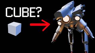 How To Make An Evil Robot From A Cube: Timelapse