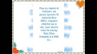 A Tout Frè Ak Sè M Yo, Edem Fè Mesaj Sa Enpakte Chak Ayisyen Nan Tt Mond Lan