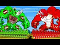 DINOSAURS ZOMBIE vs RHINO: Dinosaurs animal epic battle prehistoric mammals| Mysterious Evolution