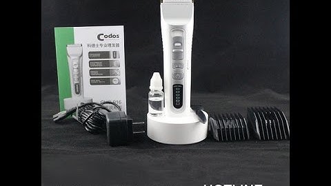 Khui hộp tông đơ cắt tóc codos 916