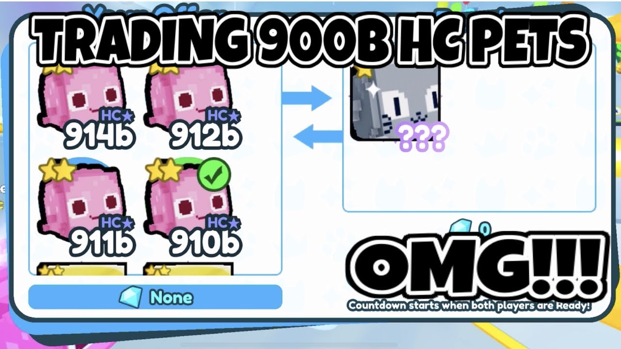 Trading in Pet Sim X what can I get for 900HC Tech coin enchanted