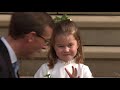 The Royal Wedding: The Royal Family depart St George's Chapel