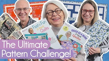 Fabric Challenge - Quilt Patterns Re-Imagined!