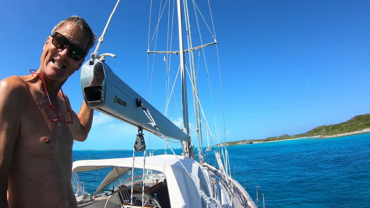 Sailing Bahamas, Sailing Exuma, Rudder Cay & Lee Stocking – HR54 Cloudy Bay – Feb’20. S20 Ep10