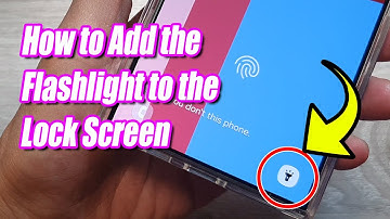 Galaxy S24/S24+/Ultra: How to Add the Flashlight to the Lock Screen