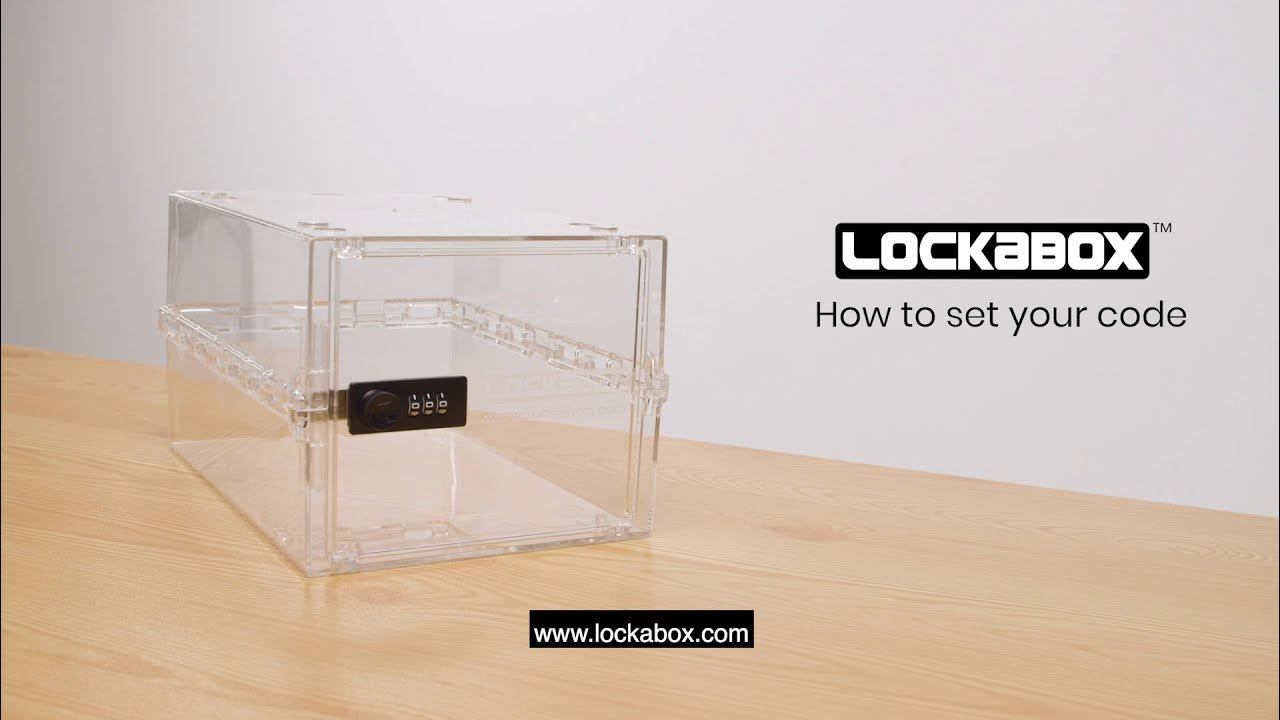 How to Set Your Code | Lockabox One™ | Step by step how to change or ...