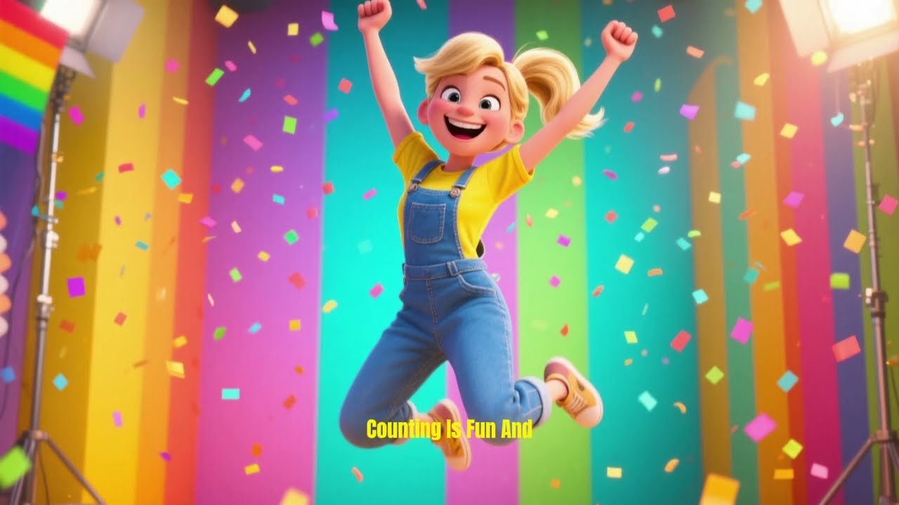 🎵 Counting 1 to 10 Poem for Kids | Fun Numbers Song with Animation | Toon Floria