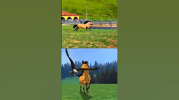 حصان أفلام كرتون موجود بالحقيقة 