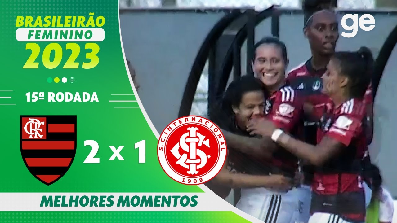 FLAMENGO 1 X 3 SANTOS, MELHORES MOMENTOS, QUARTAS DE FINAL BRASILEIRÃO  FEMININO 2023