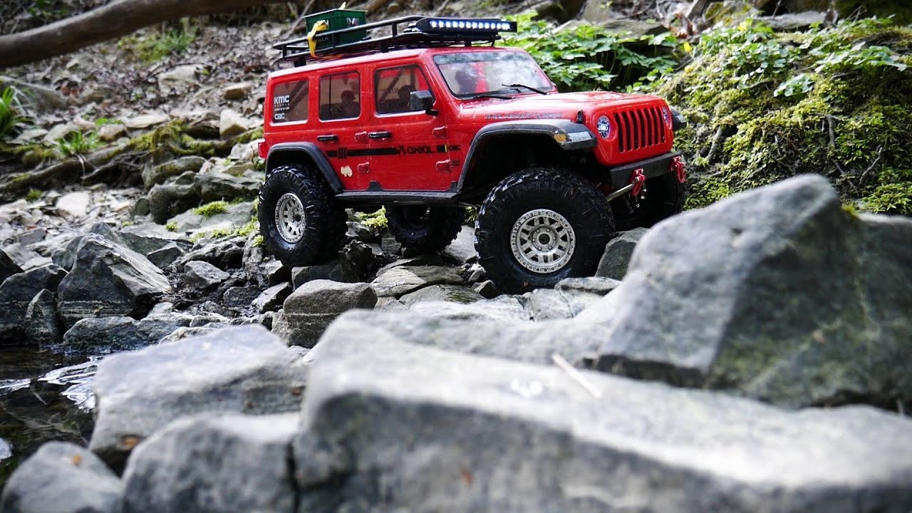 RC Crawling am Vichtbach (April 2024) - YouTube