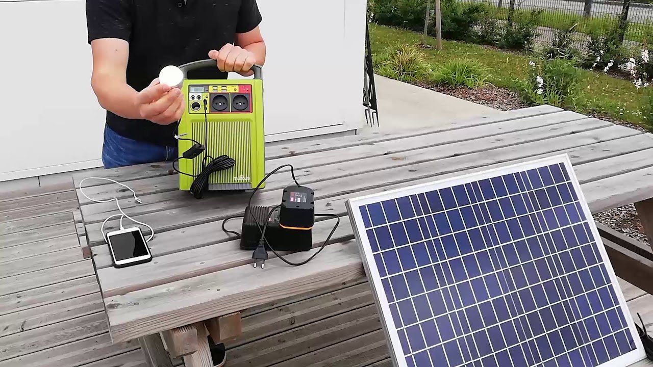 Batterie rechargeable autonome solaire Box Spark 26 par Mundus