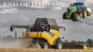 End of Harvest 2025 UK - Combining, Baling, Chasing!