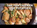 One pan roasted lemon chicken  potatoes  best ive ever made