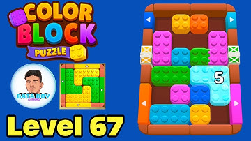 Color block puzzle 3d jam level 67 solution walkthrough