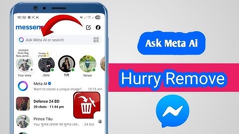 Messenger Ask Meta Ai or Search | How To Remove Messenger Meta Ai