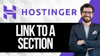 How to Link to a Section in Hostinger Website Builder