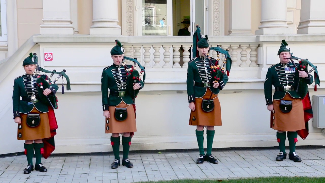 The Royal Irish Regiment Pipers YouTube