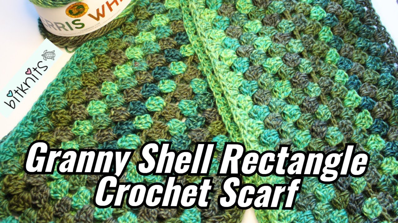 Wow! Kit Gen Granny crochet maxi scarf - kit