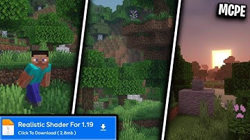 TOP 1 SHADER MCPE 1.19+ || NEWB SHADER - SUPPORTS RENDER DRAGON