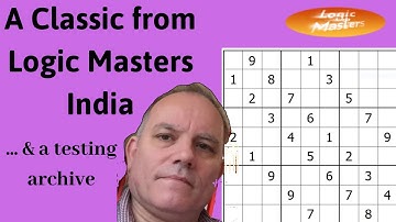 Classic Sudoku from Logic Masters India