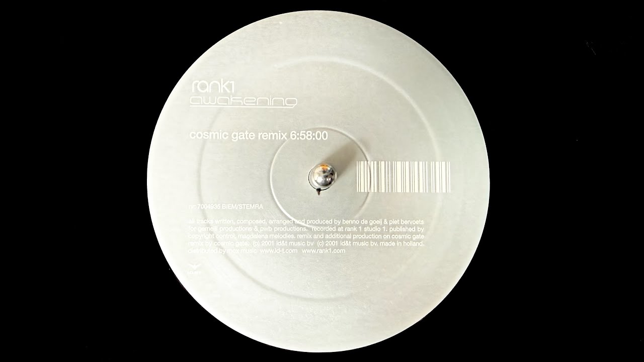 Rank 1 - Awakening (Cosmic Gate Remix) (2002)