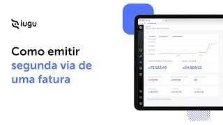 Como emitir segunda via de uma fatura?