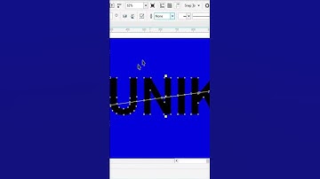 #shorts  Break text Logo in CorelDRAW| Unik Adlab
