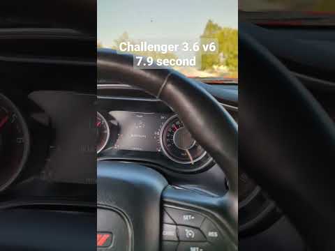 شتاب صفر تا صد دوج چلنجر 3 6 شش سیلندر
