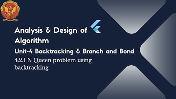 4.2.1 N Queen Problem Using Backtracking | CS402 |