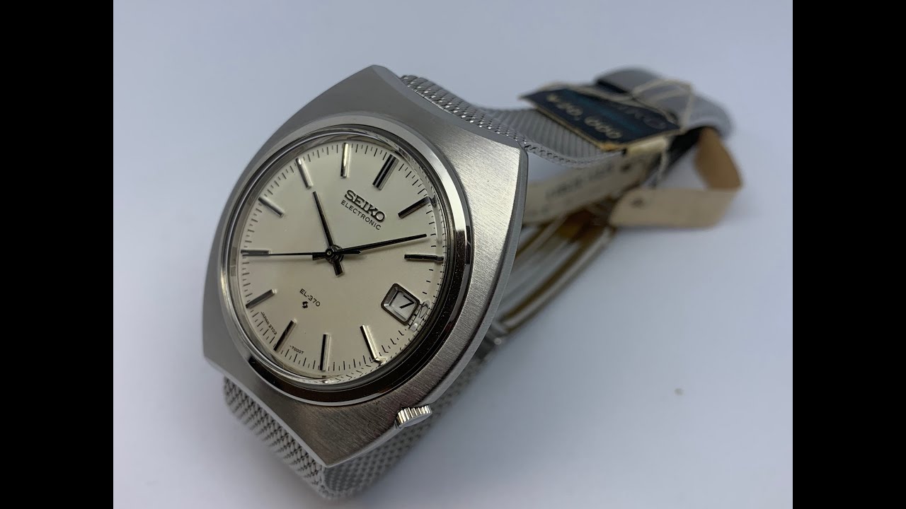 SEIKO ELECTRONIC セイコーエレクトロニックEL370 1971年製 ① - YouTube