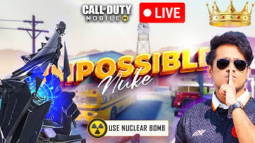 🔴LIVE: Only Playing for ☢️NUKES with the Worst guns in Call of Duty Mobile! (Road to 10,000 Subs)