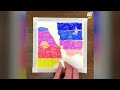 Flawless Romantic drawing with Oil Pastels and Tape : the step-by-step technique 🖍️🎨