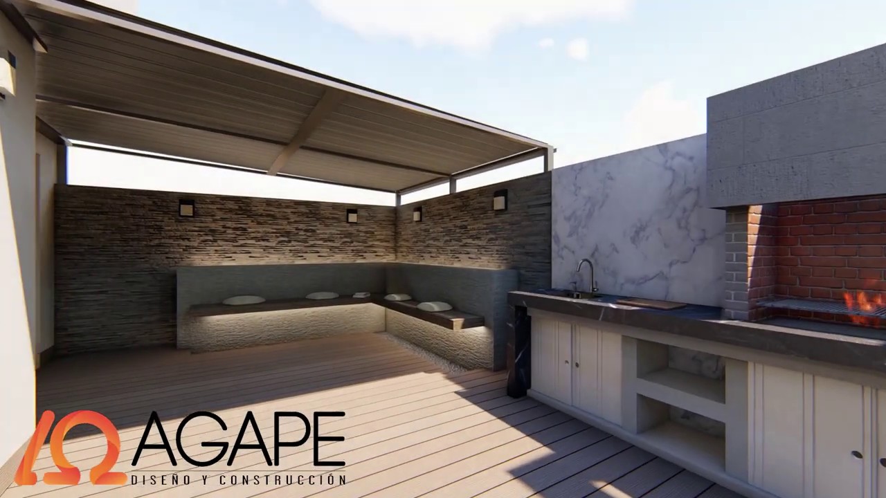 Recorrido Virtual - Área social y asador - YouTube