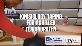 England Netball Taping Series – Achilles Tendinopathy Kinesiology Taping Tutorial