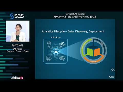 Virtual SAS School 엔터프라이즈 기업 고객을 위한 AI ML 