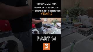 PART 28 | 1969 Porsche 911 S Race Car to Street Car Restoration | #shorts #porsche #restoration