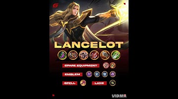 Nih build lance  patch ini🗿🗿#lancelot#mobilelegends