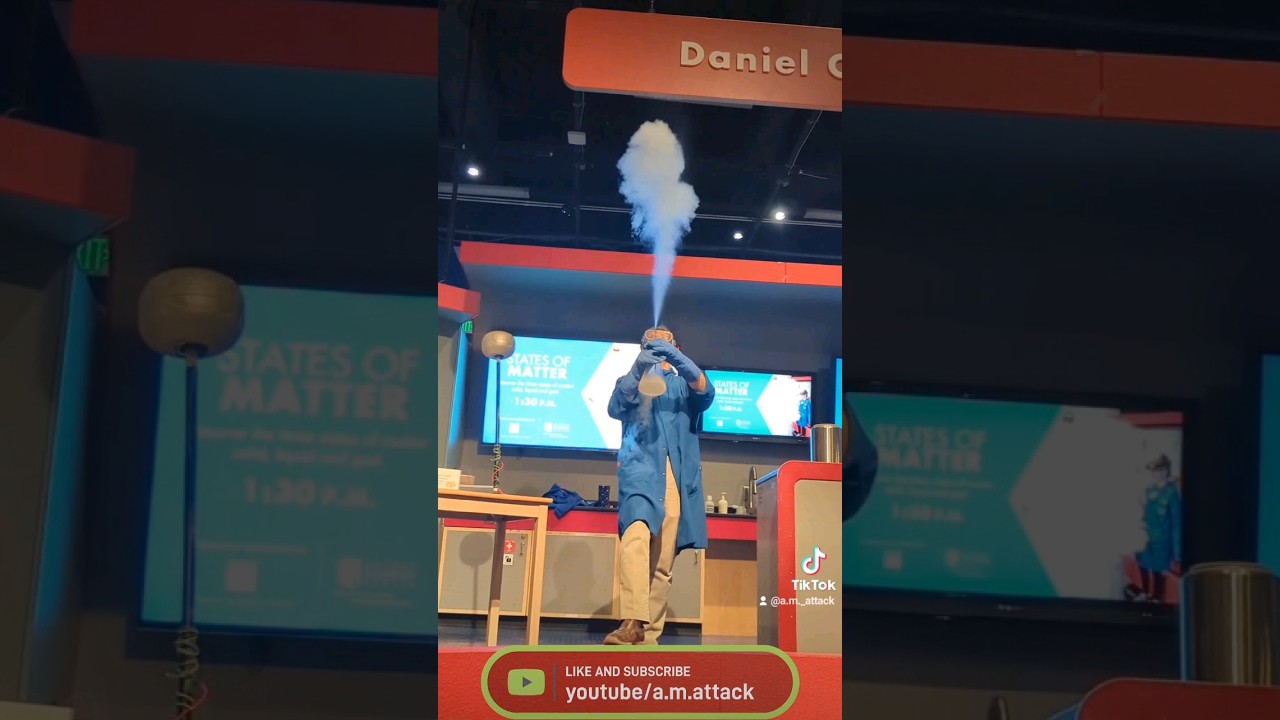 Fun Liquid Nitrogen Science Experiments at the Arizona Science Center! 