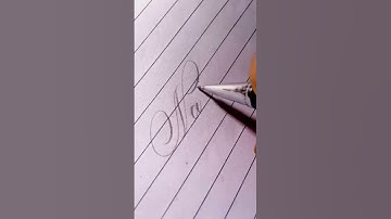 "Nature" in calligraphy | #shorts #calligraphy